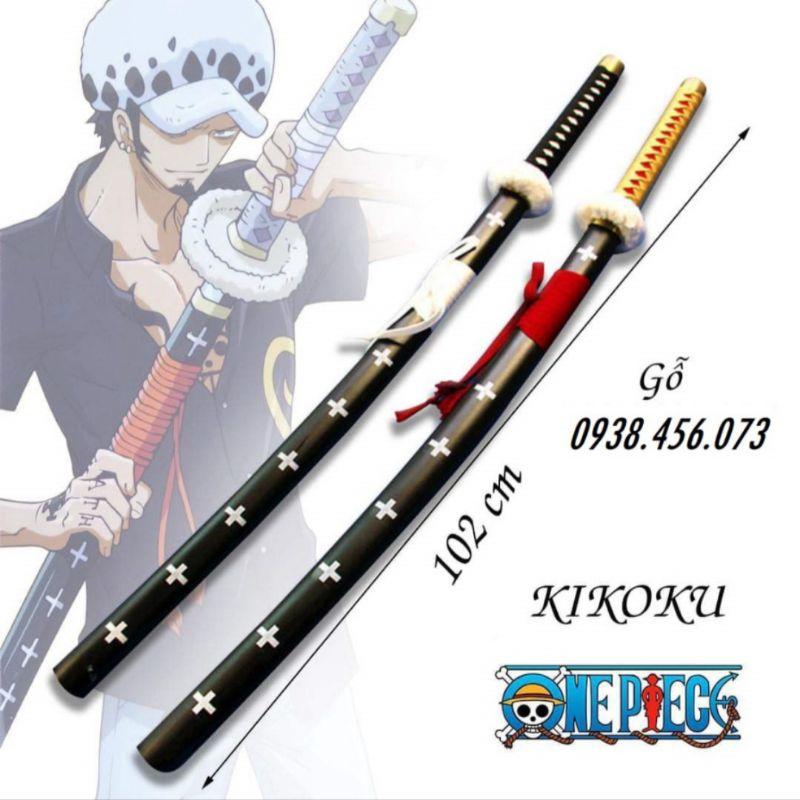 (Lưỡi gỗ dài 1m) Đạo Cụ Cosplay Zoro One Piece Thanh Wado Ichimonji Dài 100cm