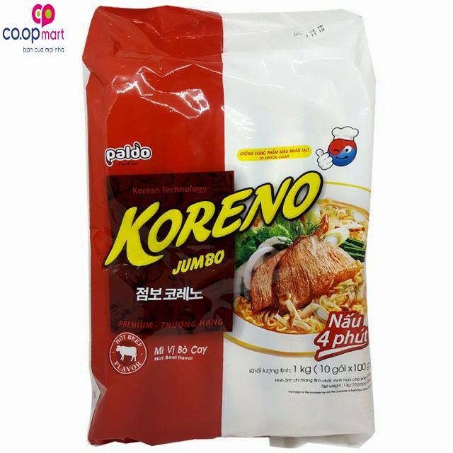 Mì KORENO jumbo bò cay 1kg -3361796