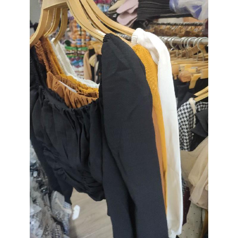 Áo rúm eo bo tay mặc được 2 kiểu