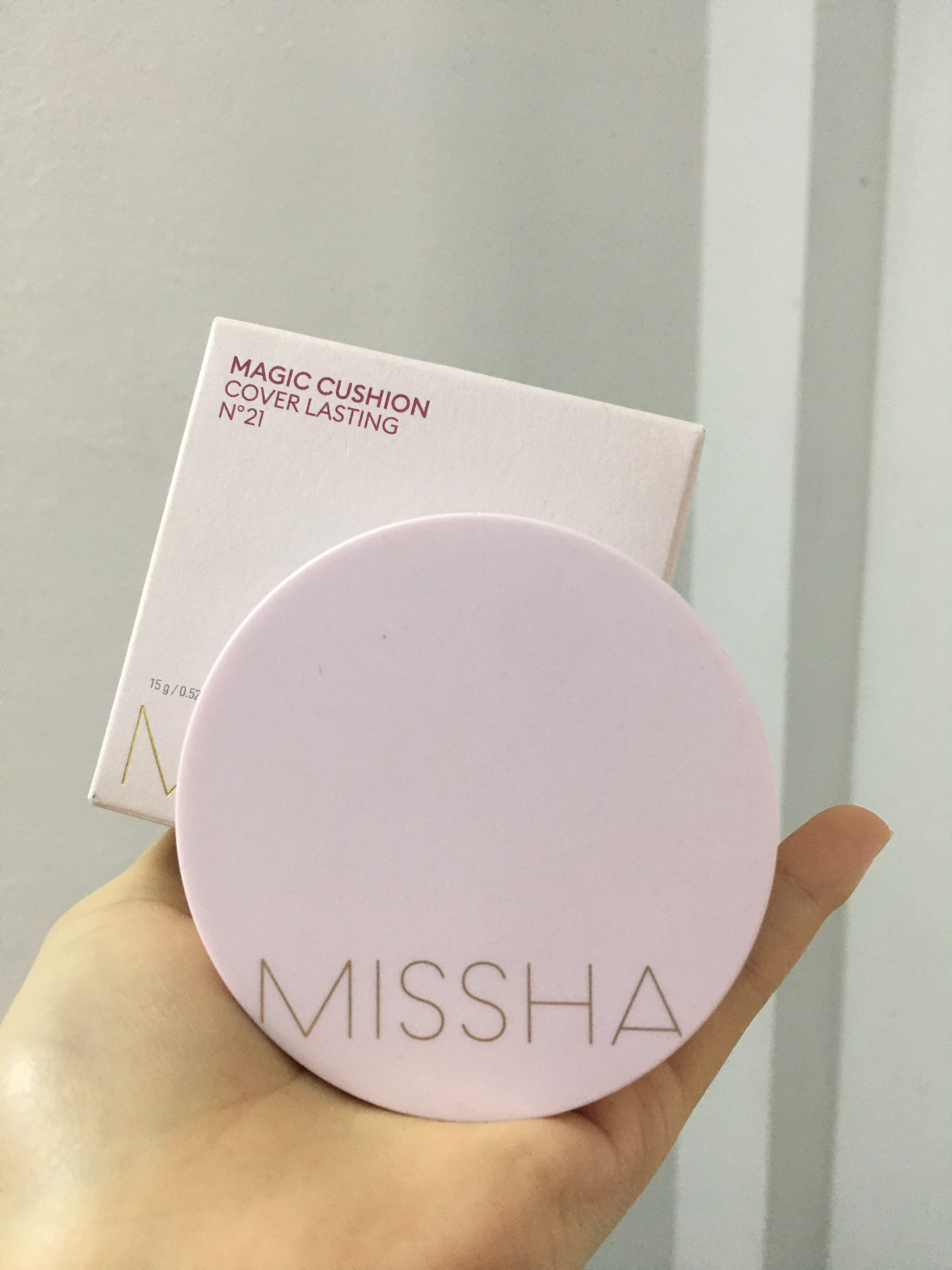 Phấn Nước Misa Magic Cushion Cover Lasting Hồng Hàn Quốc 15g