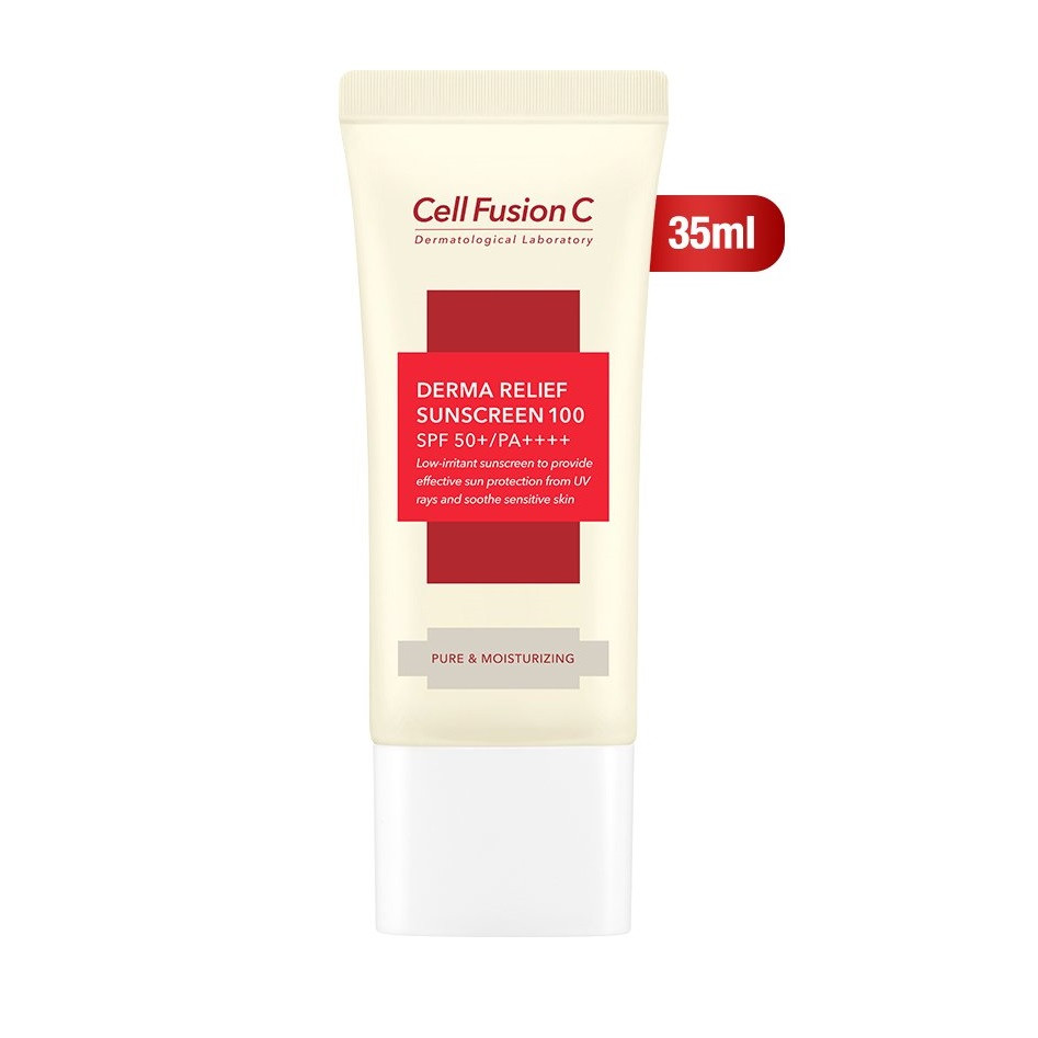 Kem Chống Nắng Cho Da Nhạy Cảm Cell Fusion C Derma Relief Suncreen 100 SPF 50+/PA++++ (35ml)