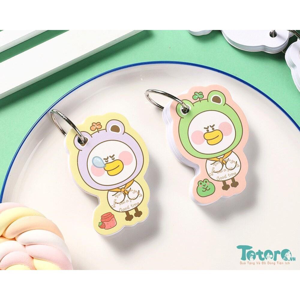 Tệp giấy bìa ghi chú Pastel Soya Duck - 5x7.3cm