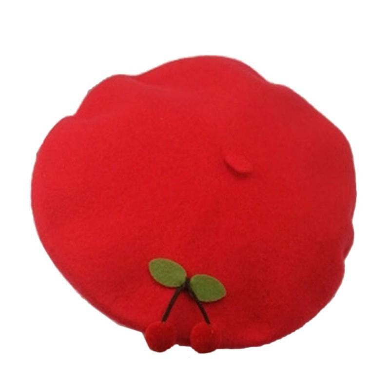 Mũ Beret vải nỉ handmade xinh xắn