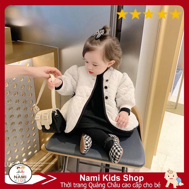 Áo khoác dáng dài phong cách Hàn Quốc hàng cao cấp cho bé gái