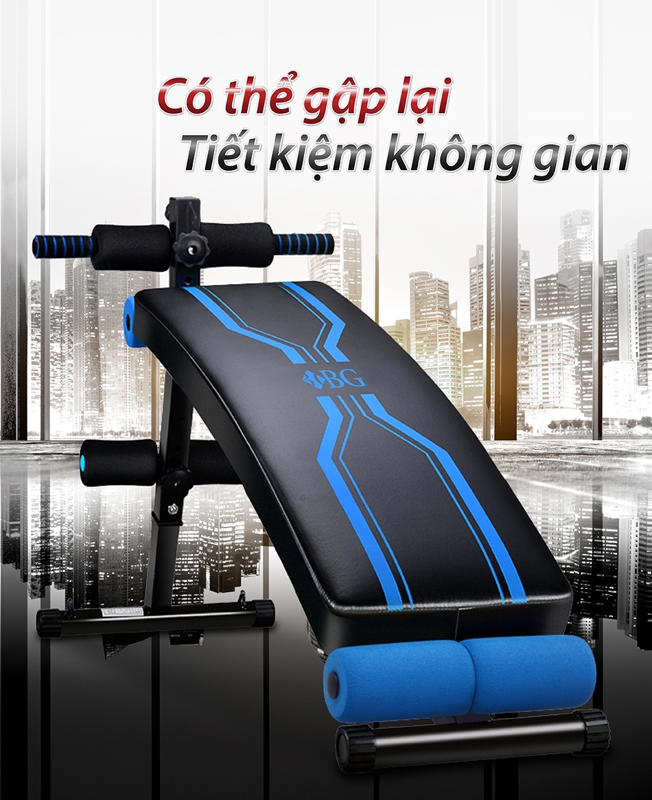 BG Ghế tập bụng DUMBBELL BENCH - máy tập thể dục, thể hình, tập gym đa năng phù hợp cho cả nam và nữ