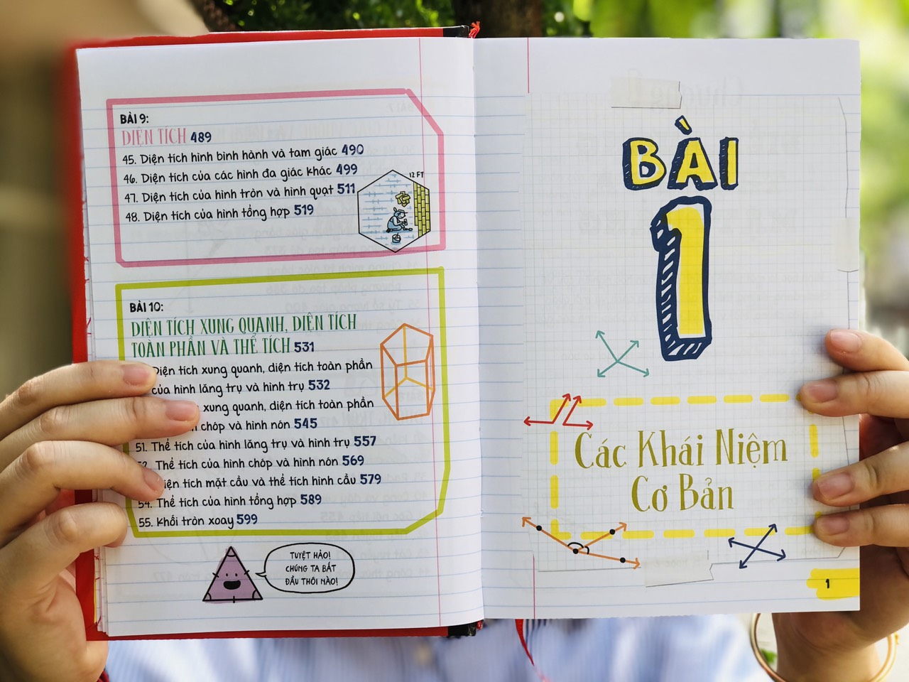 Sách Sổ Tay Đại Số và Sổ Tay Hình Học - Á Châu Books - Tổng Hợp Kiến Thức Toán Học THCS và THPT