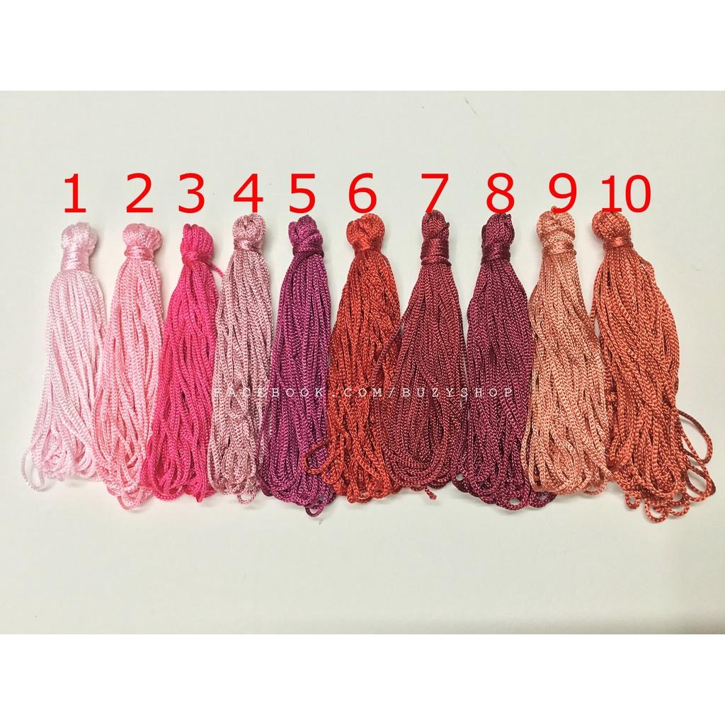 combo 50 màu dây cotton 1mm 