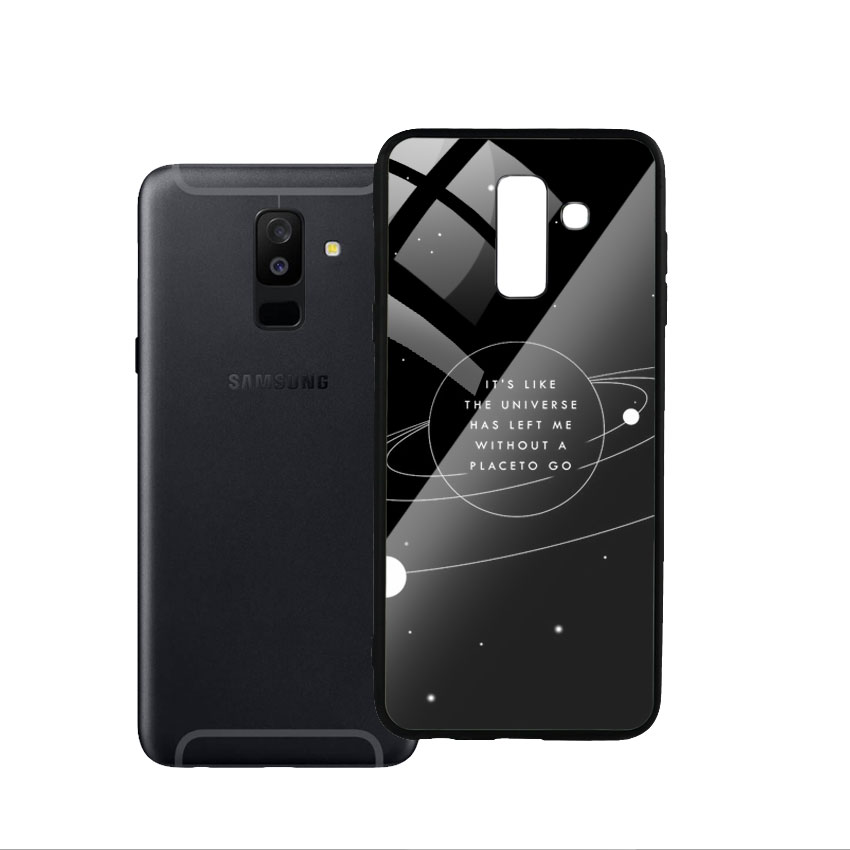 Ốp Lưng Kính Cường Lực cho điện thoại Samsung Galaxy A6 Plus 2018 - Alone 02