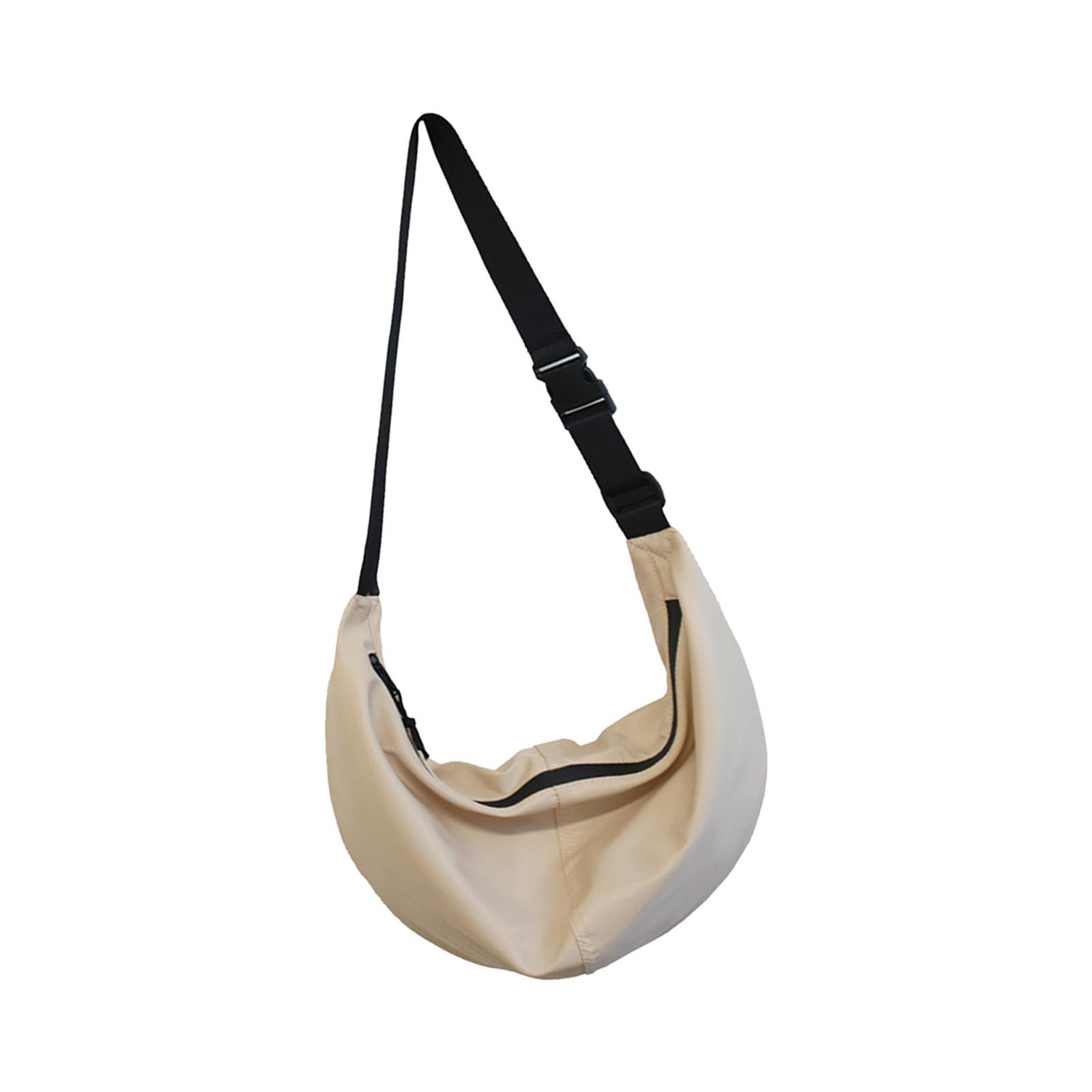 Shoulder Bag Handbag Adult Unisex Casual Shoulder Daypack Pouch Large Capacity Crossbody Bag Dumpling Bag for Outdoor Vacation Walking Beach