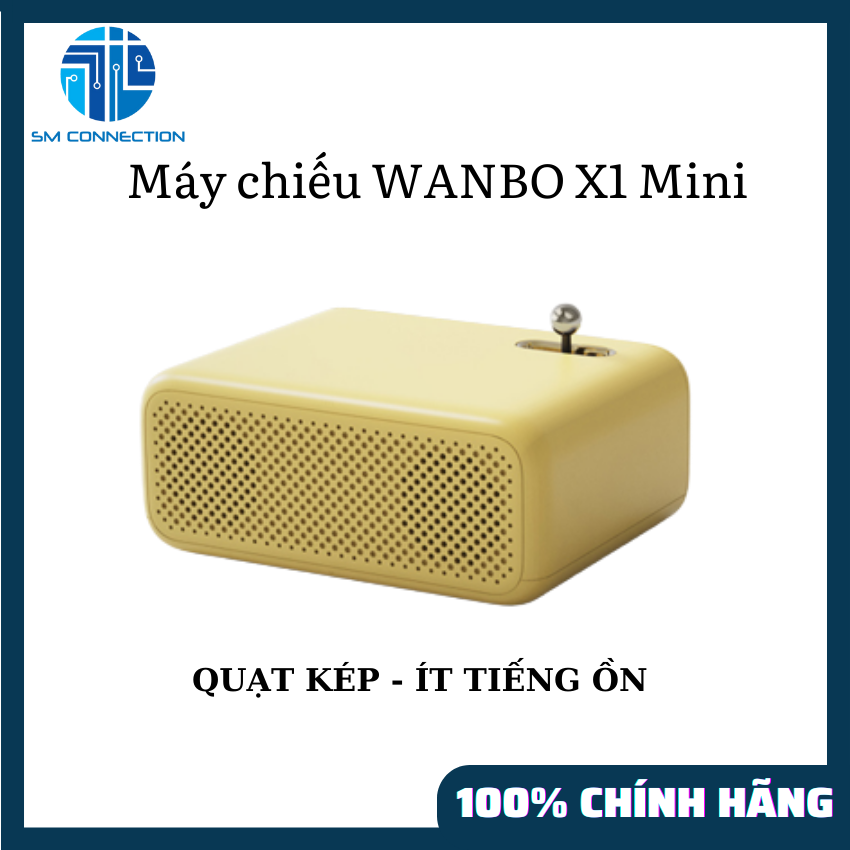 MÁY CHIẾU WANBO X1 MINI 4080P - HÀNG CHÍNH HÃNG