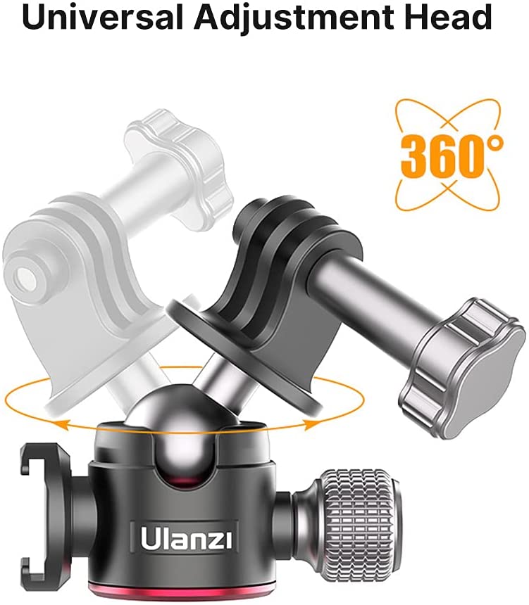 ULANZI U-130, Ballhead đa năng xoay 360° cho GoPro - Hàng Chính Hãng