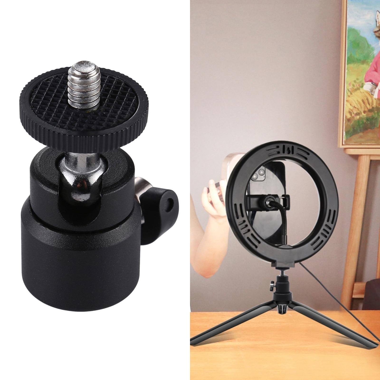Camera Ball Head Standard 1/4inch Screw Base 90Degree rotatable Tripod Ball Head