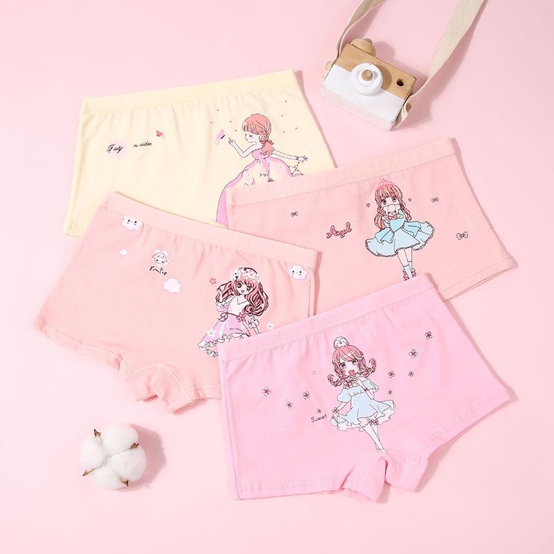 QL8 Size 120-160 Quần sịp đùi quần chíp bé gái Thời trang trẻ Em hàng quảng châu