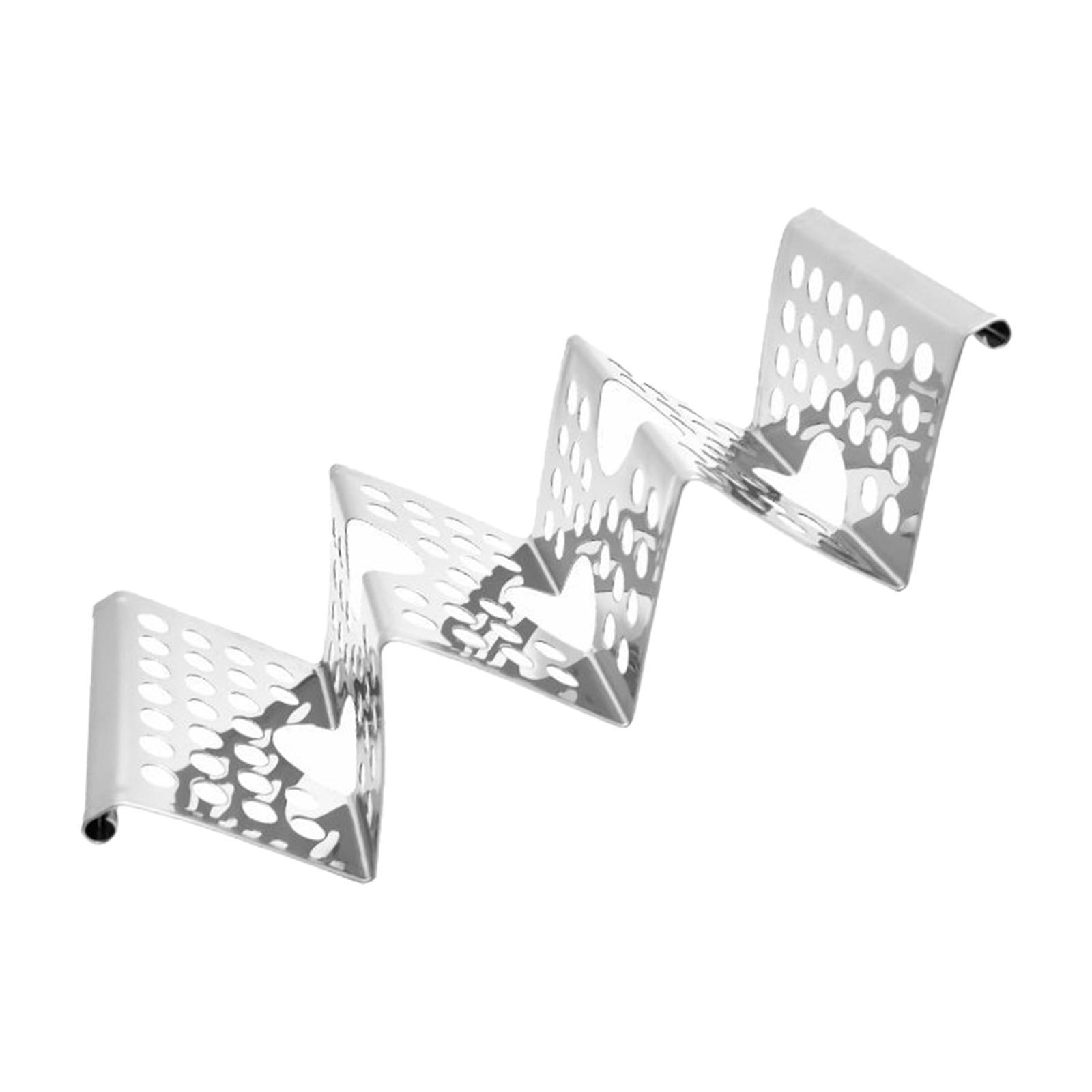 Stainless Steel Taco Holders Holds up to 3 Tacos Roll Rack Taco Holder Stand