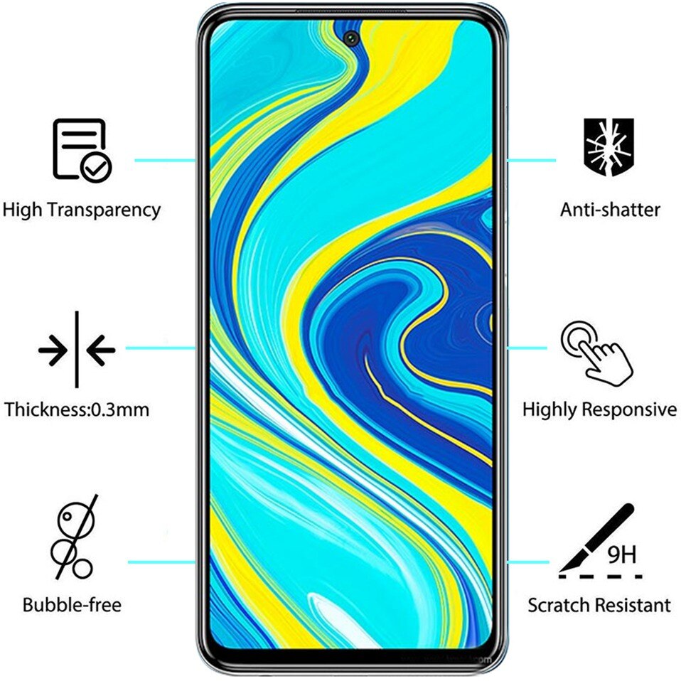 Kính cường lực dành cho Xiaomi Redmi Note 9S full keo full màn siêu cứng