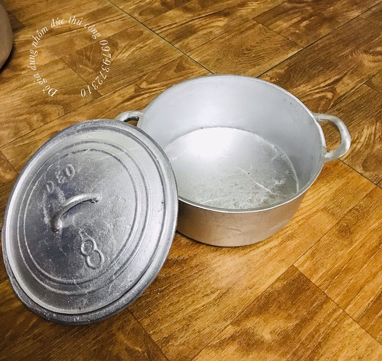 XOONG GANG ĐÚC LÀNG NGHỀ SỐ 8 ( ĐK 21CM )