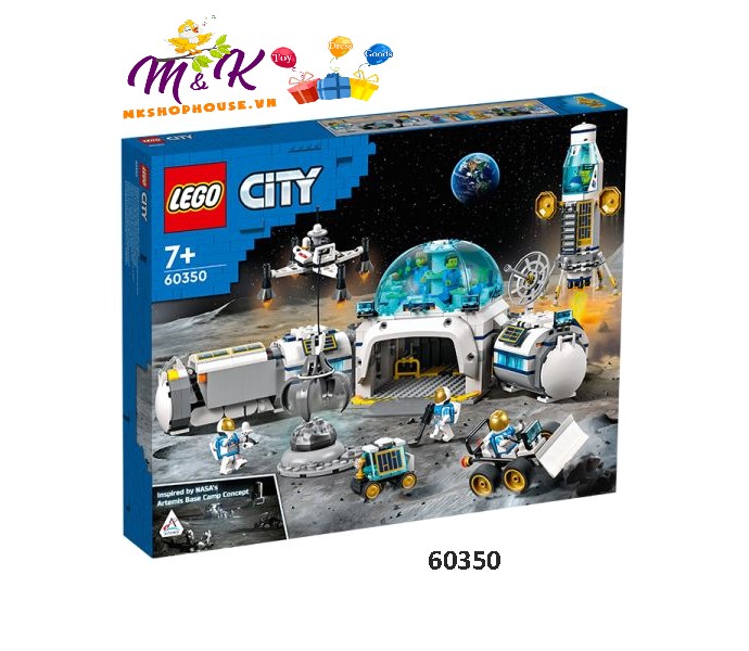 LEGO CITY Trụ Sở Nghiên Cứu NASA Mặt Trăng 60350 (786 chi tiết)