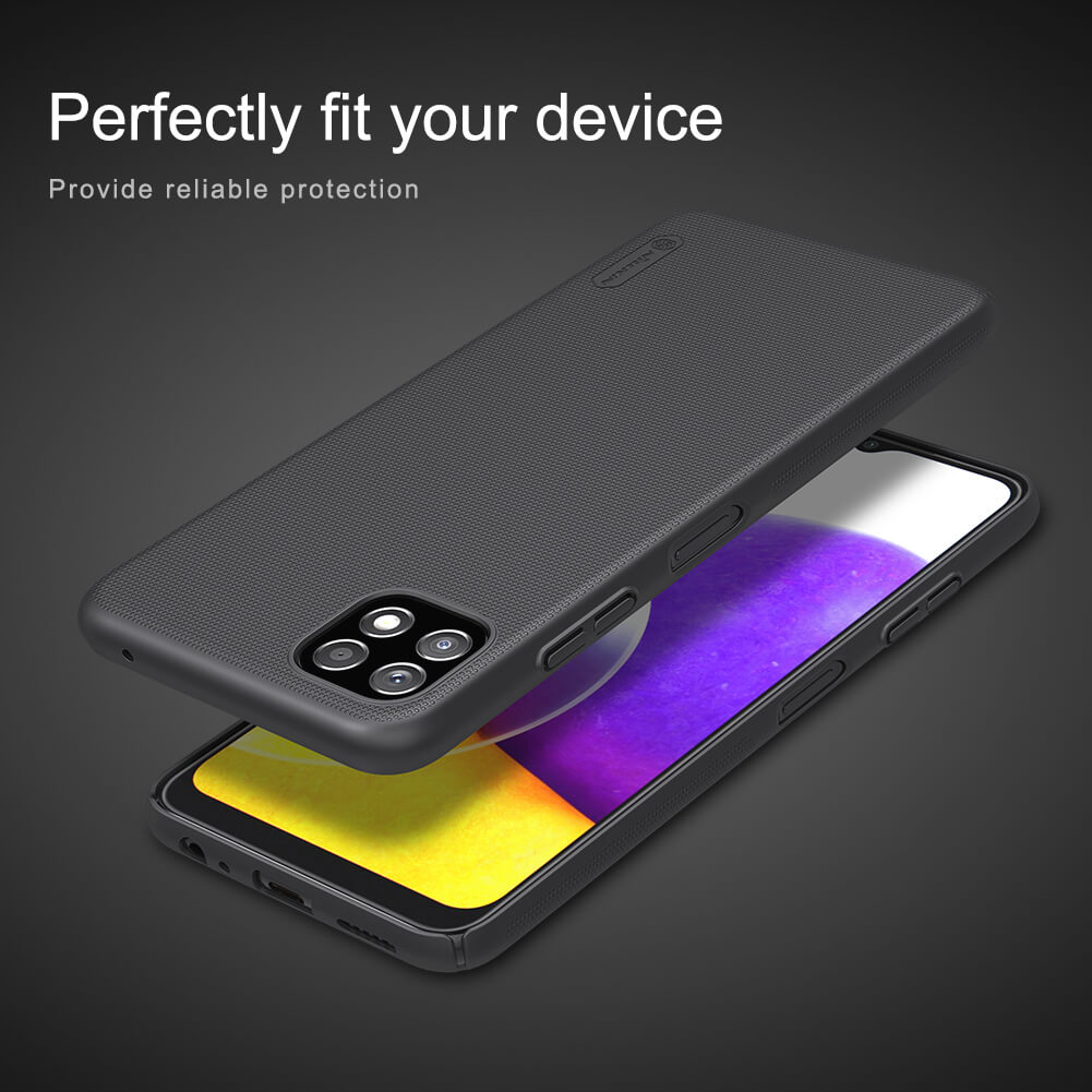 Ốp Lưng Sần chống sốc cho Samsung Galaxy A22 5G hiệu Nillkin Super Frosted Shield - hàng nhập khẩu