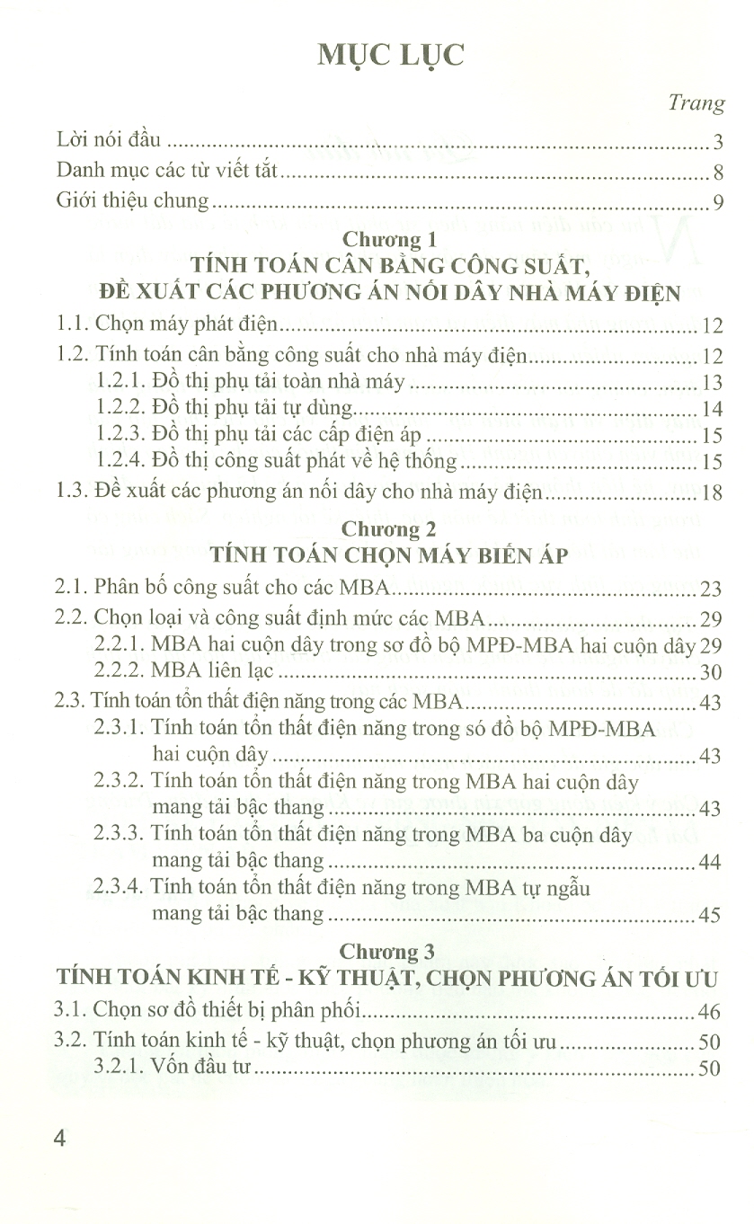 Thiết Kế Phần Điện Trong Nhà Máy Điện Và Trạm Biến Áp