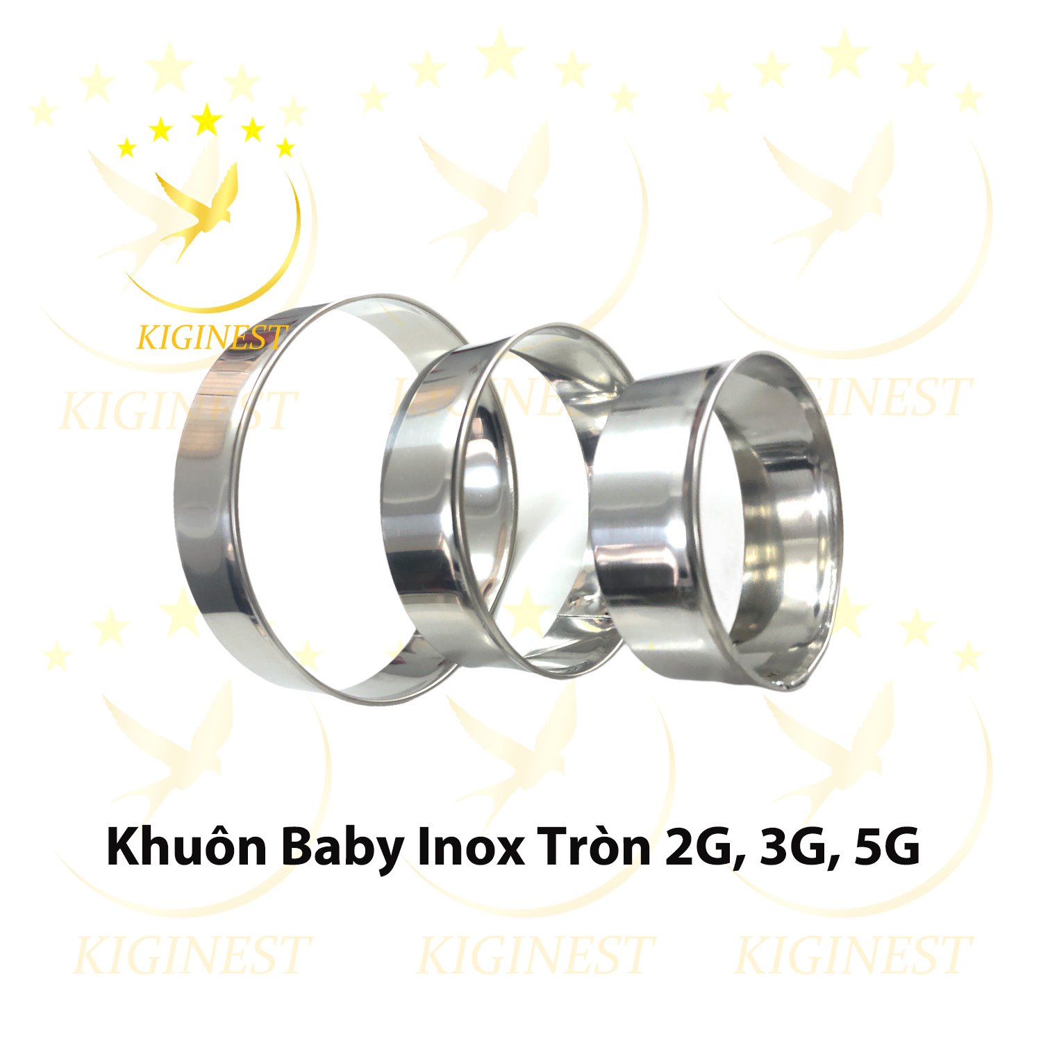 [GIÁ CỰC SỐC] KHUÔN YẾN INOX BABY TRÒN 2G, 3G, 5G ĐẮP, SẤY VÀ ĐỊNH HÌNH TỔ YẾN- SET YẾN CHƯNG CHẤT LƯỢNG