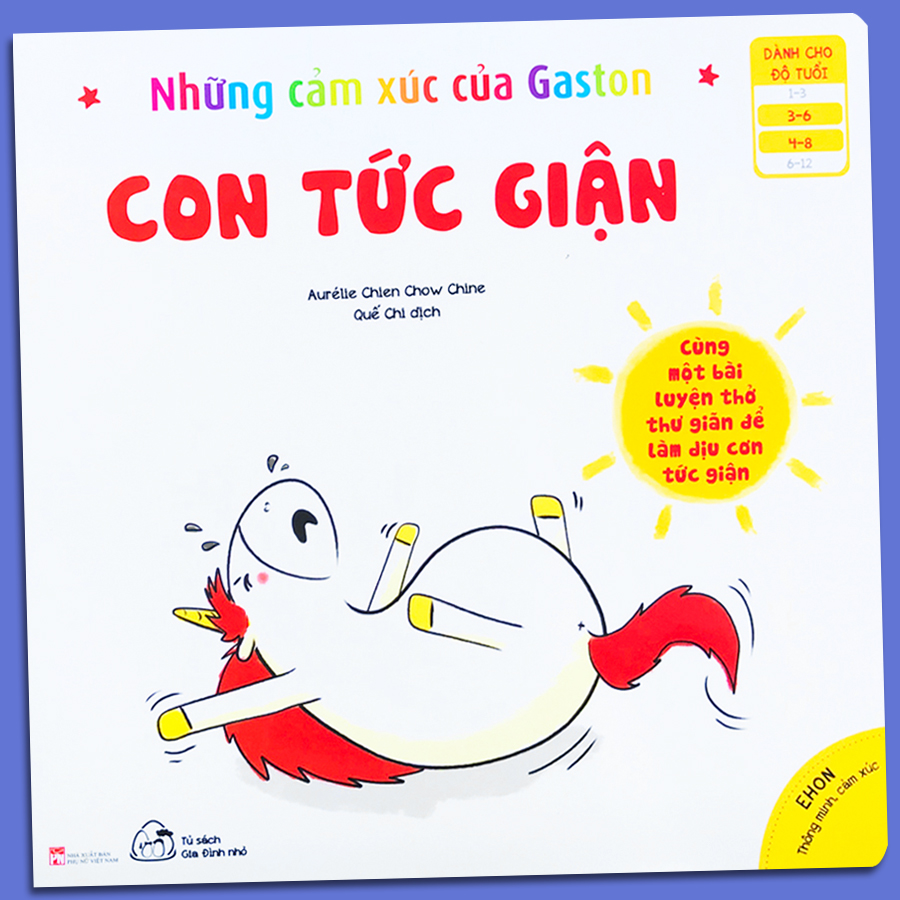 Sách - Ehon Thông Minh, Cảm Xúc - Những Cảm Xúc Của Gaston (Dành cho trẻ từ 3-8 tuổi) Combo, lẻ tùy chọn