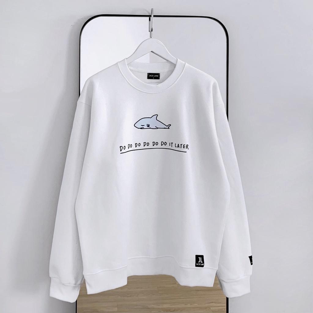 Áo Sweater JL Oversize Do Do Do, JACKLANE, Áo nỉ chui đầu unisex Jack Lane