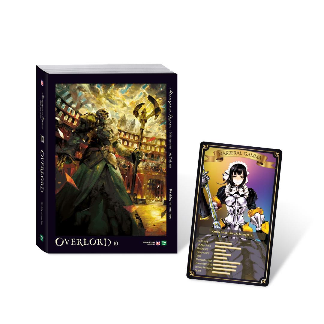 Sách - [Light Novel] OVERLORD - Tập 10 - Kẻ Thống Trị Mưu Lược - Bản Đặc Biệt - Tặng Kèm Character Card