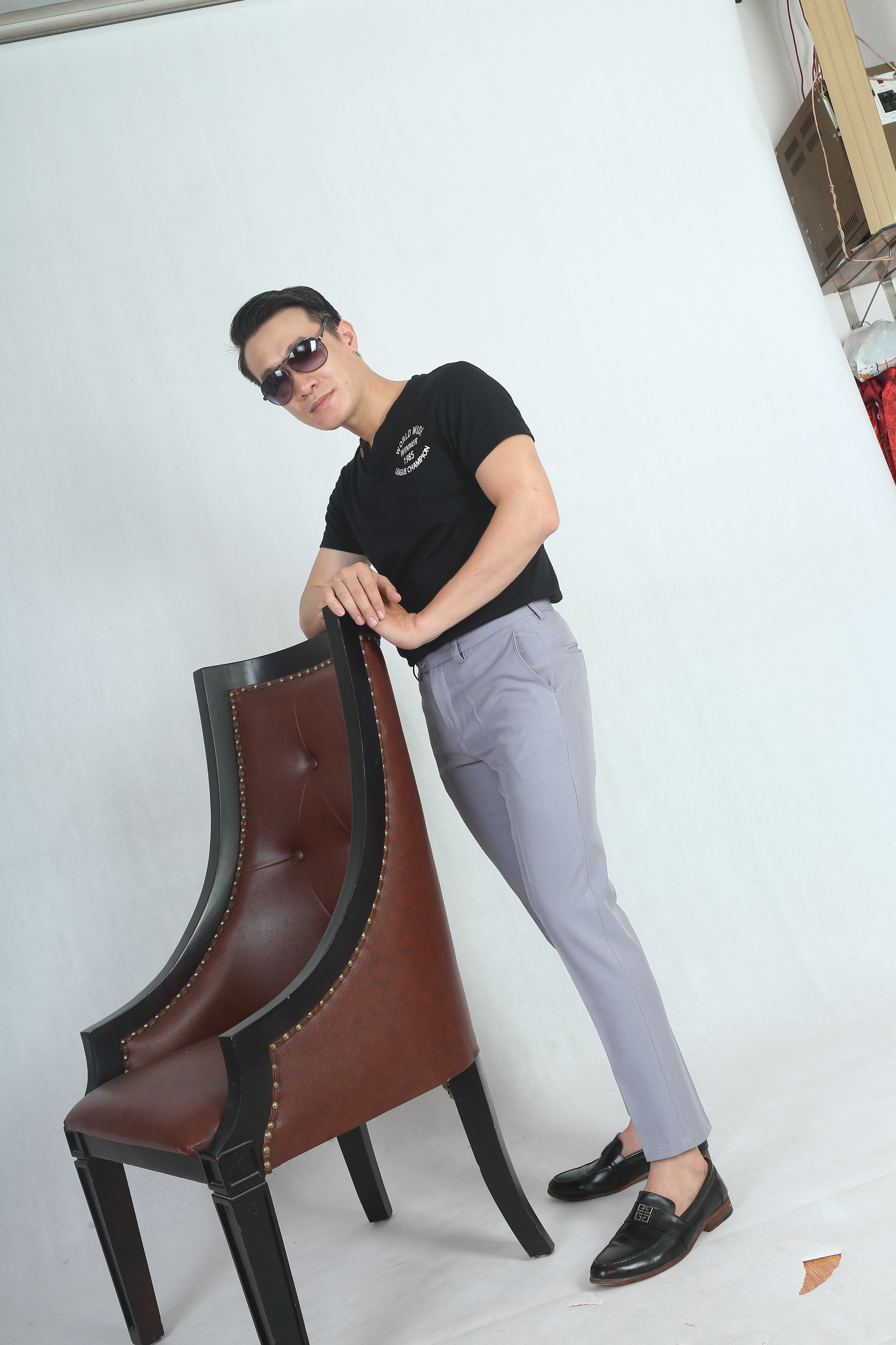 Quần Âu/ Quần Tây Nam Ghi sáng