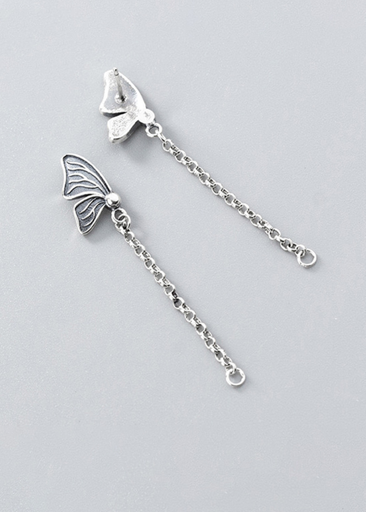 Charm bạc dây bông tai cánh bướm - Ngọc Quý Gemstones