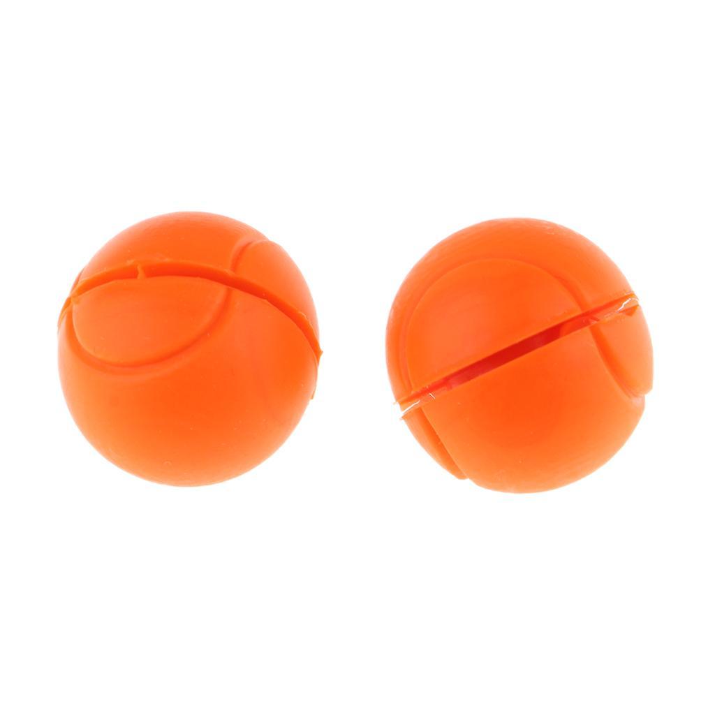 2xSilicone Tennis Racket Vibration Damper Racquet Shock Absorber Orange