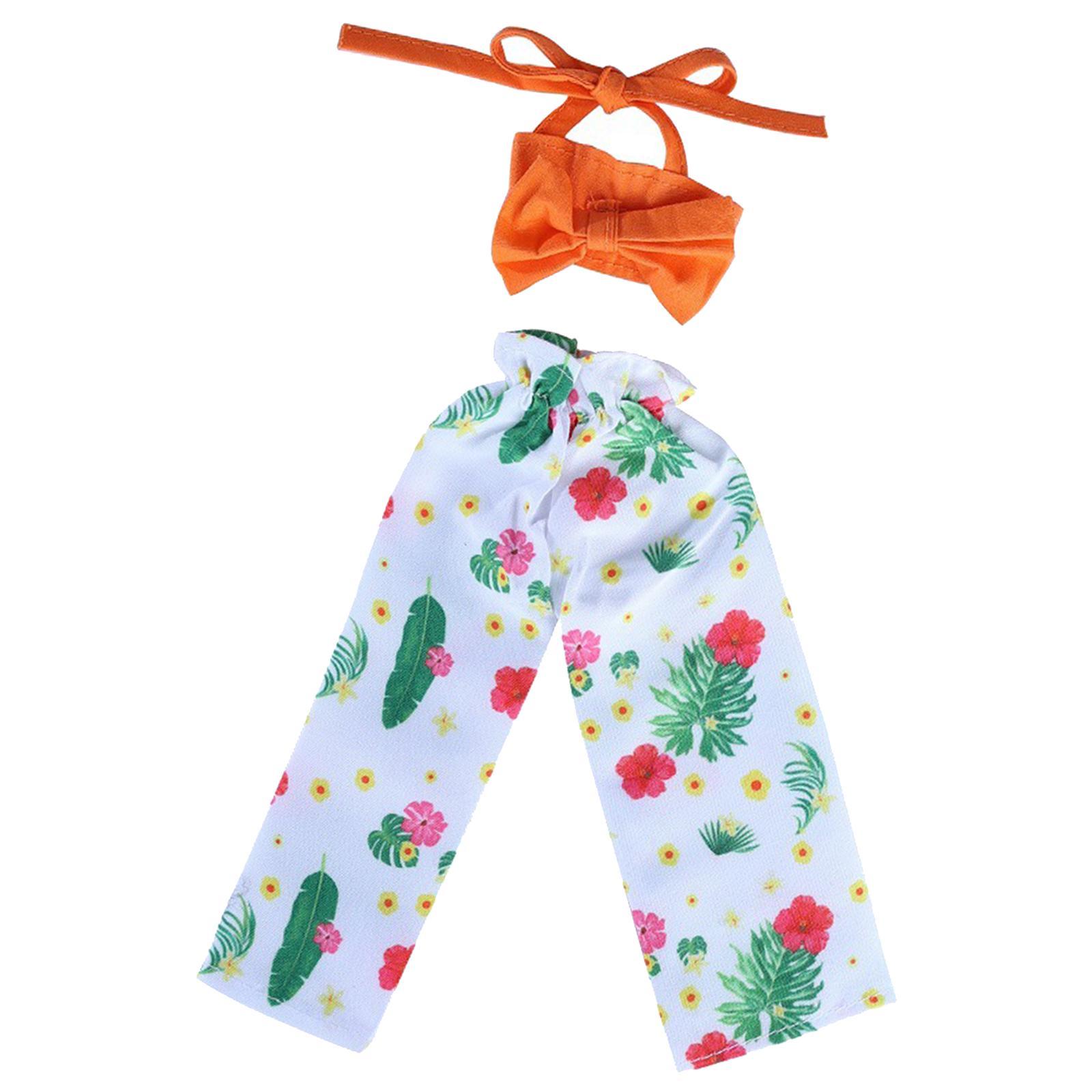 2Pcs Fashion Doll Clothes Set Costumes for 12inch Baby Doll Dress up Costume