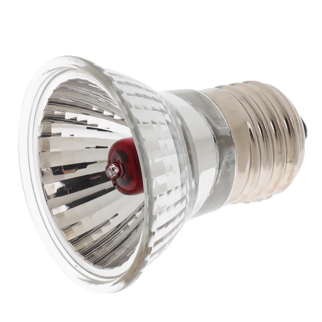 2pcs 50W E27 UVA+UVB Light Bulb Reptile Pet Terrarium Brooder Heater Lamp