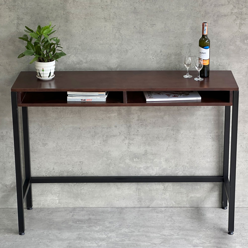 Bàn trang trí console gỗ cao su chân sắt Juno sofa CSTCT062 120x30x85 cm nhiều màu lựa chọn