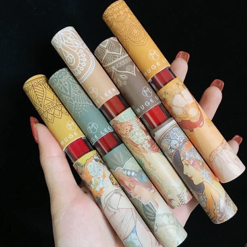 Hộp 5 Thỏi son VONGEE phiên bản cổ trang siêu lì dưỡng môi