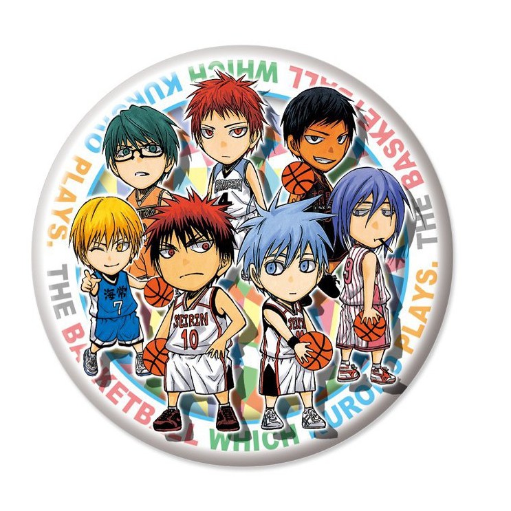 Huy hiệu in hình anime Kuroko No Basket Tuyển Thủ Vô Hình anime chibi dễ thương huy hiệu cài áo (MẪU GIAO NGẪU NHIÊN)