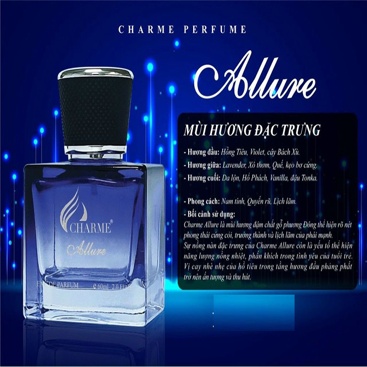 Nước Hoa Nam Charme Allure 60ml