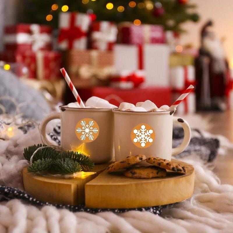 Cuộn 500 Miếng Dán Trang Trí Giáng Sinh