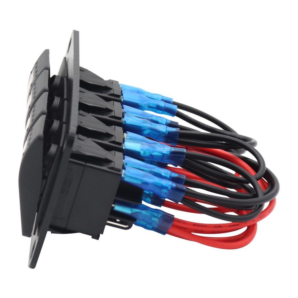 Rocker Switch Panel Durable Multipurpose for Automotive Caravan Bus