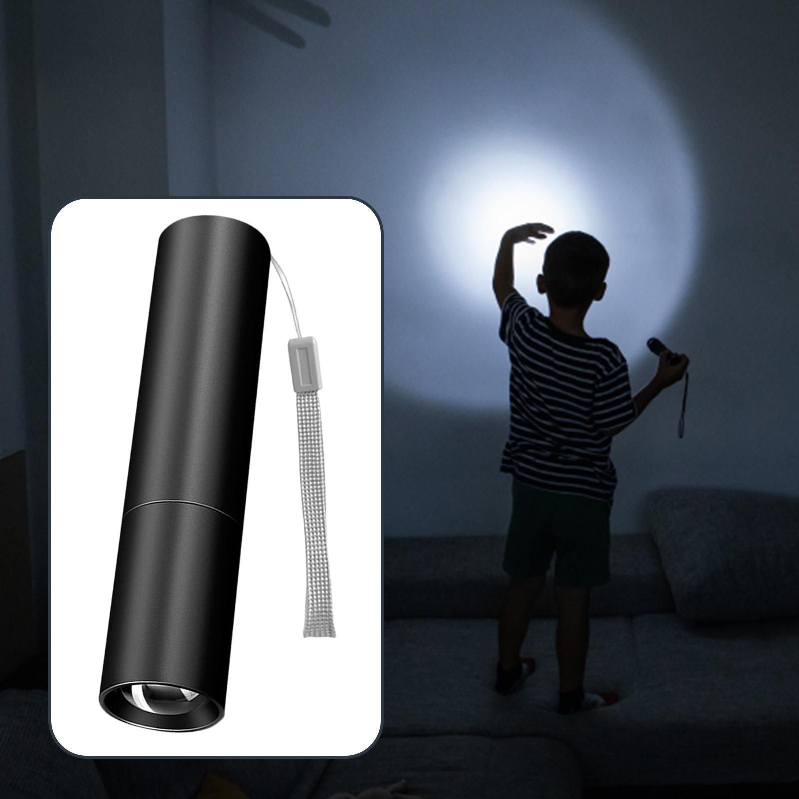 LED Flashlight Small Flashlights High Lumens Handheld Flashlight Waterproof Searchlight Torch Light with Lanyard for Outdoor Fishing Camping