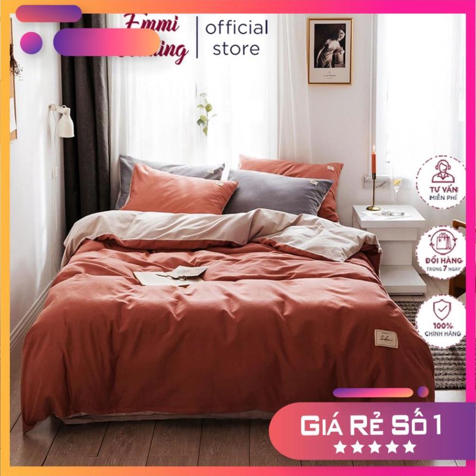 Bộ Chăn Ga Gối Miễn Phí Bo Chun, Chất Liệu Cotton Thoáng Mát, Mềm Mịn
