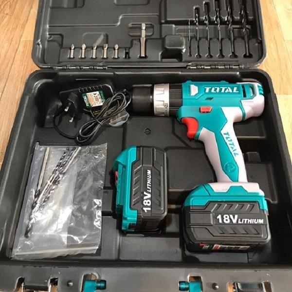 MÁY KHOAN BÚA DÙNG PIN 18V   TOTAL TIDLI228180 - HÀNG CHÍNH HÃNG