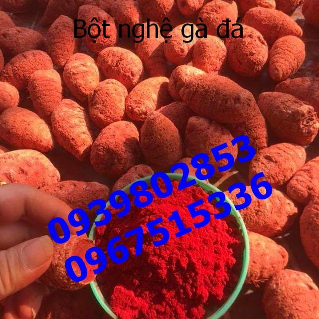 Bột nghệ đỏ nguyên chất dành cho gà đá