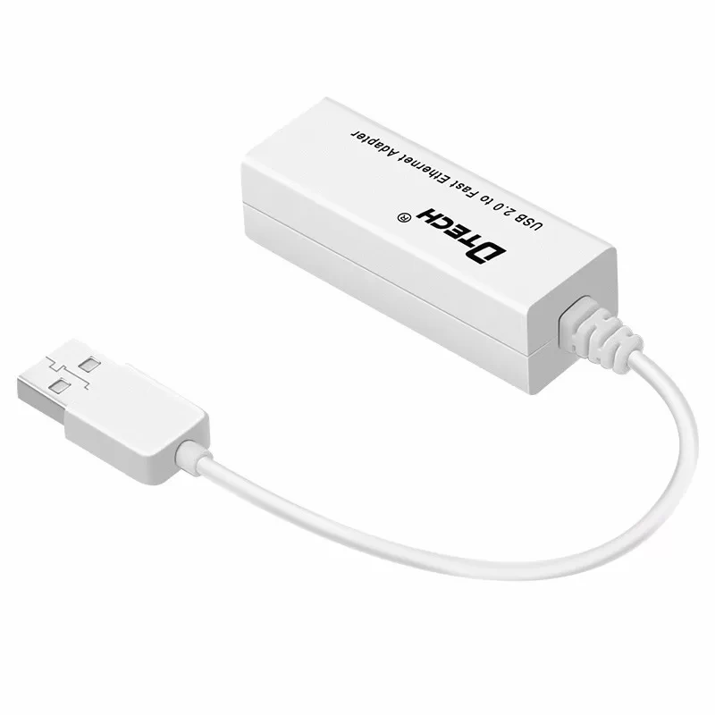 Cáp Chuyển Đổi Dtech USB 2.0 Sang RJ45 DT-5036A – Hàng Chính Hãng