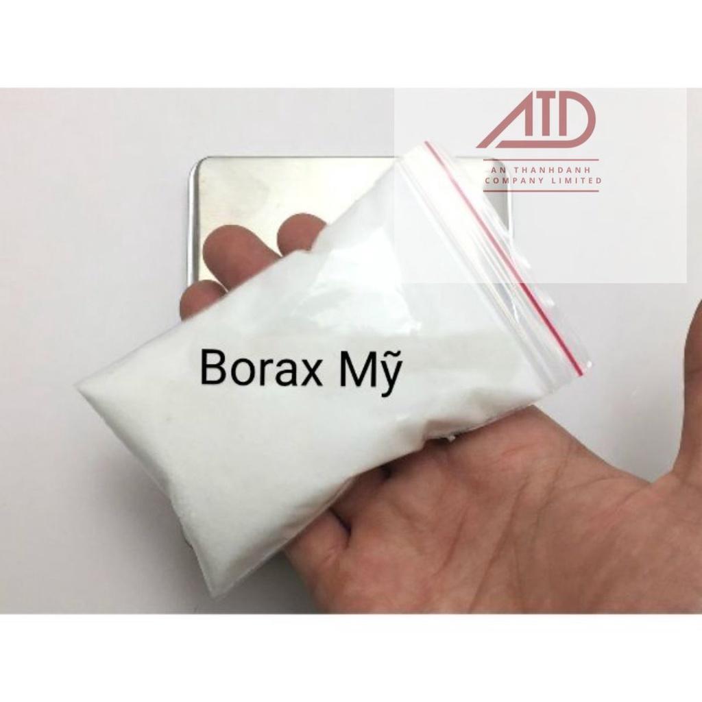 Bột borax/hàn the-Bột borax Mỹ/USA 100 gram - Nguyên liệu làm slime