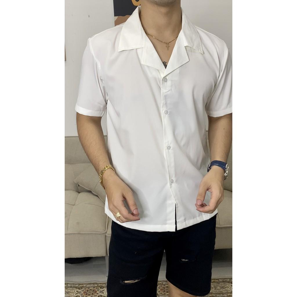 ÁO SƠ MI NGẮN TAY COTTON HÀN SM3T02