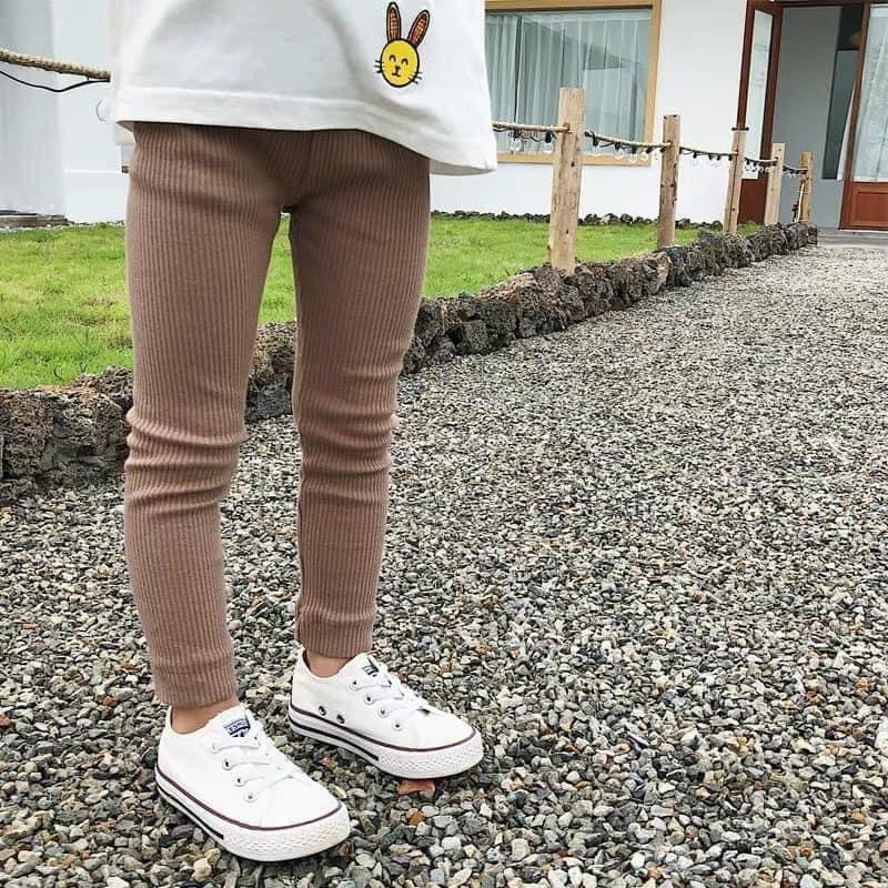 Quần Legging Tăm Siêu Co Giãn Nhiều Màu Cho Bé - Nhà Cam