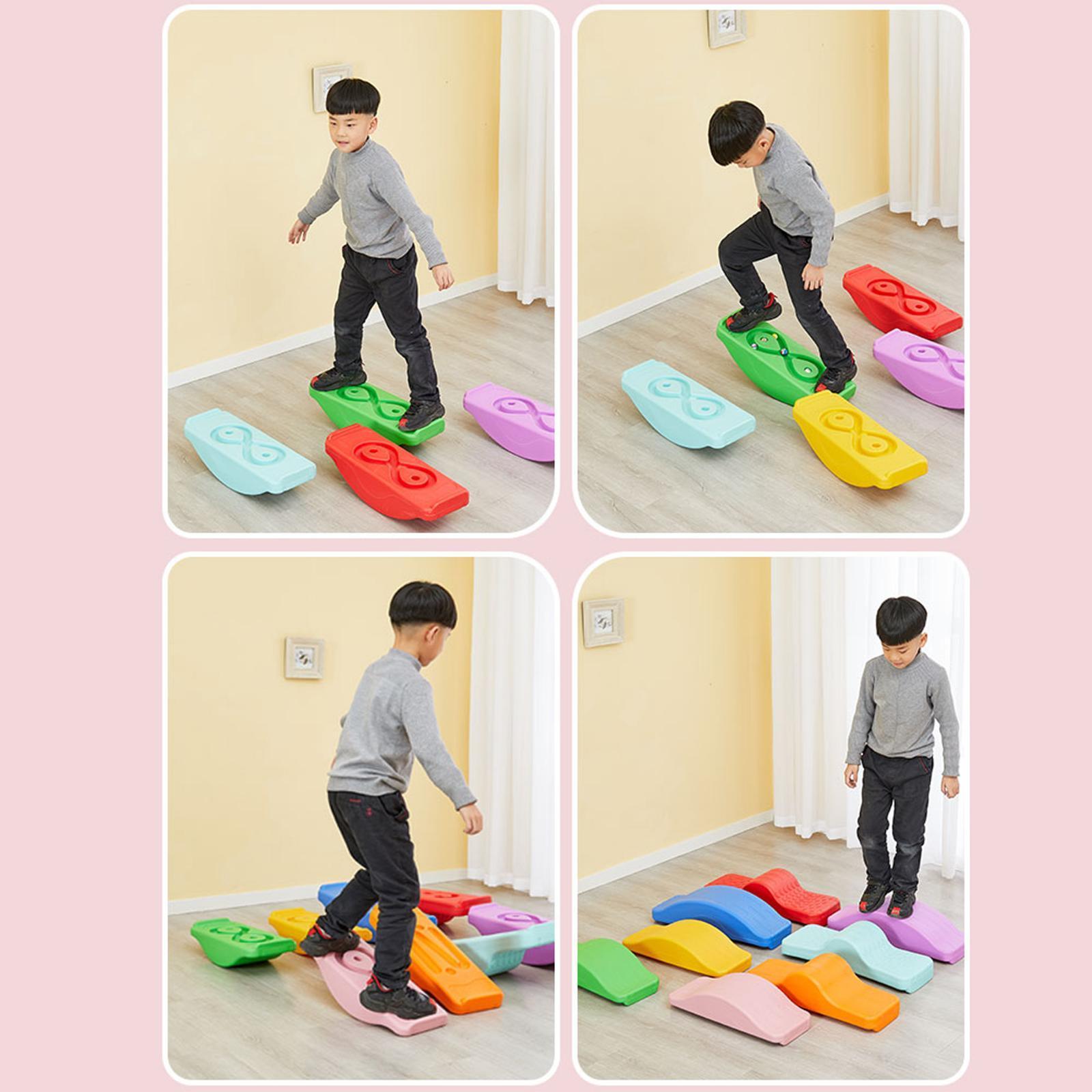 4 Piece Balance Board Outside Kids Children Exercise Rocker Board
