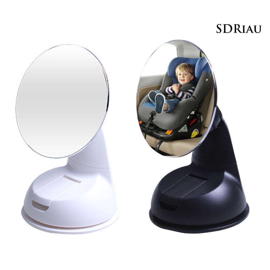 Gương Chiếu Hậu Xoay 360 Độ Gắn Lưng Ghế Ngồi Xe Hơi Chống Vỡ Cho Bé