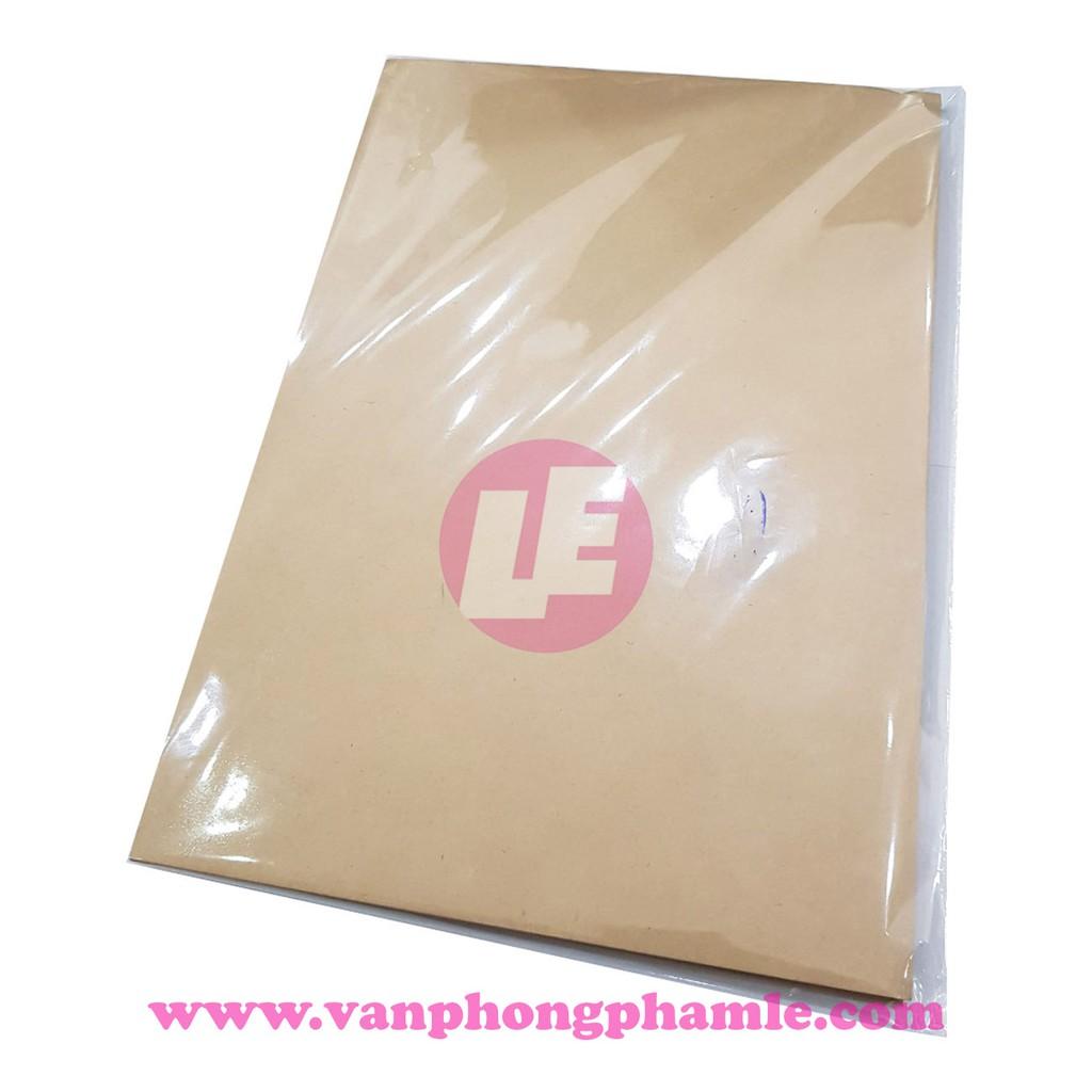 Giấy Kraf A4 Định lượng 80 Gsm mỏng (Xấp 60 Tờ)