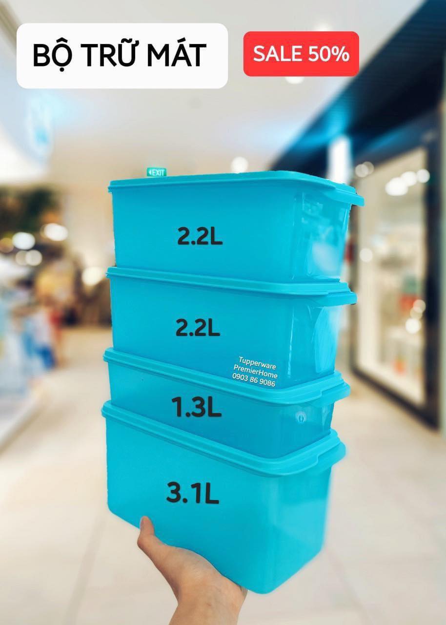 Bộ 4 hộp truữ mát Tupperware Freshia